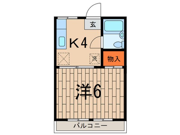 アーバン北沢の物件間取画像